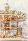 Allenjoy Dreamy Carousel Photography Backdrop Gbsx-00581