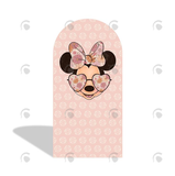 Allenjoy Groovy Two Minnie Happy Birthday Baby Shower Party Arch Backdrop Wall Cloth Cover