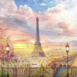 Allenjoy Eiffel Tower Landscape Photography Backdrop Gbsx-00678