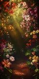 Allenjoy Enchanting Vintage Botanica Forest Photography Backdrop Gbsx-01219