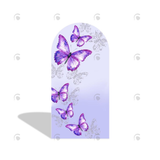 Allenjoy Sweet 15Th 16Th 18Th Butterfly Princess Girl Birthday Party Arch Backdrop Wall Cloth Cover