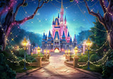 Allenjoy Fairytale Forest Castle Photography Backdrop Gbsx-00580