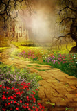 Allenjoy Fairytale Forest Path Photography Backdrop Gbsx-00696