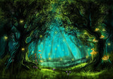 Allenjoy Fairytale Forest Tree Photography Backdrop Gbsx-00356