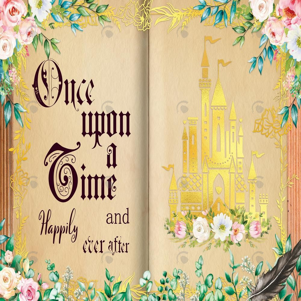 Allenjoy Fairytale Once Upon A Time Photography Backdrop Gbsx-00935