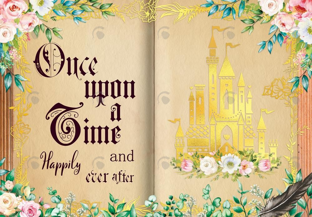 Allenjoy Fairytale Once Upon A Time Photography Backdrop Gbsx-00935