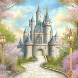 Allenjoy Fantasy Fairy Tale Castle Photography Backdrop Gbsx-01228