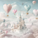 Allenjoy Fantasyland Castle Photography Backdrop Gbsx-01230