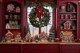 Allenjoy Festive Red Kitchen Photography Backdrop GBSX-00067