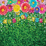 Fiesta Mexican Floral Photography Backdrop GBSX-99777
