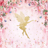 Allenjoy Floral Fairy Photography Backdrop Gbsx-00483