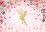 Allenjoy Floral Fairy Photography Backdrop Gbsx-00483