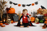 Allenjoy Classic Halloween Pumpkin Decor Photography Party Backdrop GB_01298