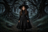 Allenjoy Creepy Evil Forest Trees Photography Backdrop GB_01304