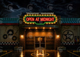 Allenjoy Haunted Arcade Entrance Photography Party Backdrop GB_01314