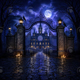 Allenjoy Gothic Academy Castle Photography Party Backdrop GB_01317