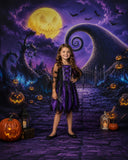 Allenjoy Halloween Twisted Forest Photography Party Backdrop GB_01322