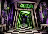 Allenjoy Twisted Spiral Hallway Photography Party Backdrop GB_01325