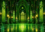 Allenjoy Magical Emerald Hall Photography Party Backdrop GB_01332