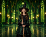 Allenjoy Magical Emerald Hall Photography Party Backdrop GB_01332