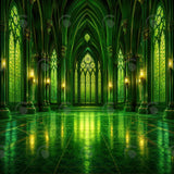 Allenjoy Magical Emerald Hall Photography Party Backdrop GB_01332