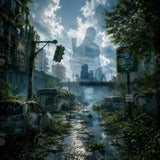 Allenjoy Post Apocalypse Street Photography Party Backdrop GB_01340