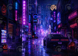 Allenjoy Neon Cyber City Photography Party Backdrop GB_01344