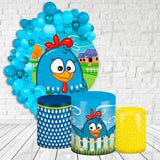 Blue Hen Custom Round Backdrop With Plinths AS-DLZ-16798b