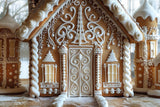 Allenjoy Gingerbread House Photography Backdrop Gbsx-00713