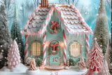 Allenjoy Gingerbread Path Photography Backdrop Gbsx-00637