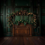 Allenjoy Green Dream Pine Headboard Photography Backdrop GBSX-00071