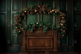 Allenjoy Green Dream Pine Headboard Photography Backdrop GBSX-00071