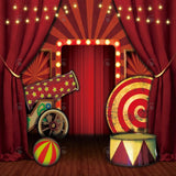 Allenjoy Halloween Circus Photography Backdrop Gbsx-00262