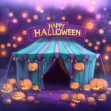 Allenjoy Halloween Circus Tent Photography Backdrop Gbsx-01182