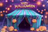 Allenjoy Halloween Circus Tent Photography Backdrop Gbsx-01182