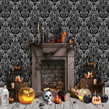 Allenjoy Halloween Fireplace Photography Backdrop Gbsx-00222