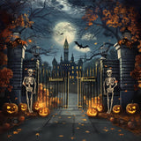 Allenjoy Halloween Gate Keepers Photography Backdrop Gbsx-00900