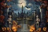 Allenjoy Halloween Gate Keepers Photography Backdrop Gbsx-00900