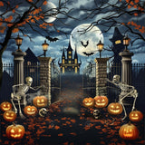 Allenjoy Halloween Gate Keepers Photography Backdrop Gbsx-00901