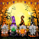 Allenjoy Halloween Gnomes Photography Backdrop Gbsx-00234