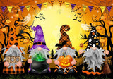 Allenjoy Halloween Gnomes Photography Backdrop Gbsx-00234