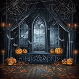 Allenjoy Halloween Gothic Window Photography Backdrop Gbsx-00902