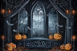 Allenjoy Halloween Gothic Window Photography Backdrop Gbsx-00902