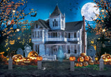 Allenjoy Halloween Haunted House Photography Backdrop GBSX-00184