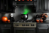 Allenjoy Halloween Kitchen Photography Backdrop Gbsx-00869