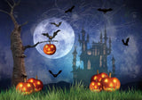 Allenjoy Halloween Night Forest Photography Backdrop GBSX-00175