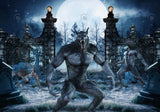 Allenjoy Halloween Night Werewolf Photography Backdrop Gbsx-00255