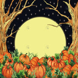 Allenjoy Halloween Pumpkin Field Photography Backdrop Gbsx-00218