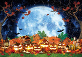 Allenjoy Halloween Pumpkin Night Photography Backdrop GBSX-00179