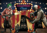 Allenjoy Happy Halloween Creepy Circus Photography Backdrop Gbsx-00669